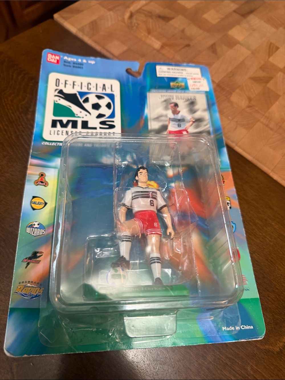 MLS Soccer Player Figurine - White & Red